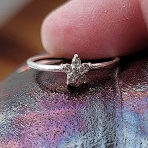 Diamond Star Ring - Size 6.5